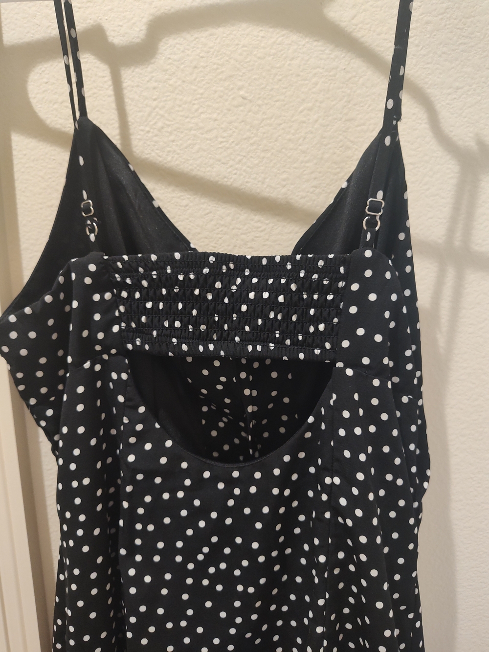 Sienna Sky Black and White Polka Dot Slip Dress Size M - Picture 4 of 4